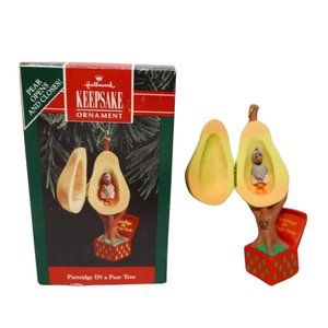 1992 Partridge in a Pear Tree Hallmark Keepsake Ornament